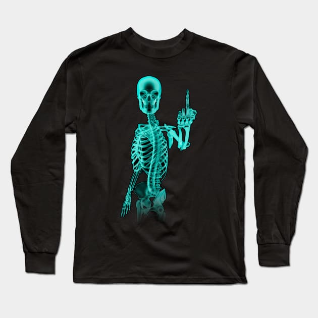 X-ray Bird Long Sleeve T-Shirt by Grandeduc